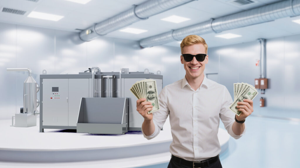 organic waste composting machine