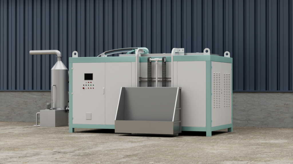 organic waste composting machine