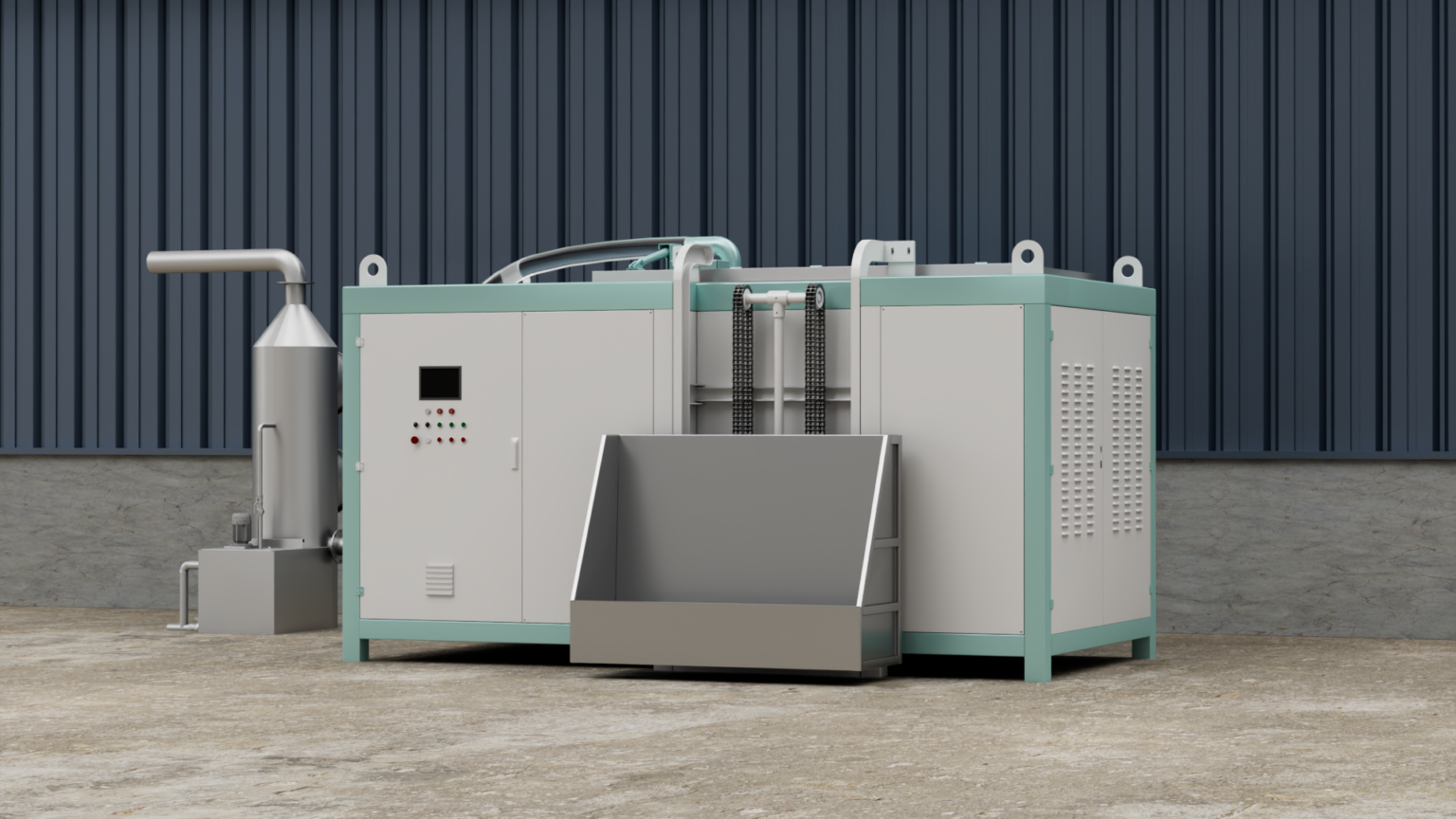 organic waste composting machine