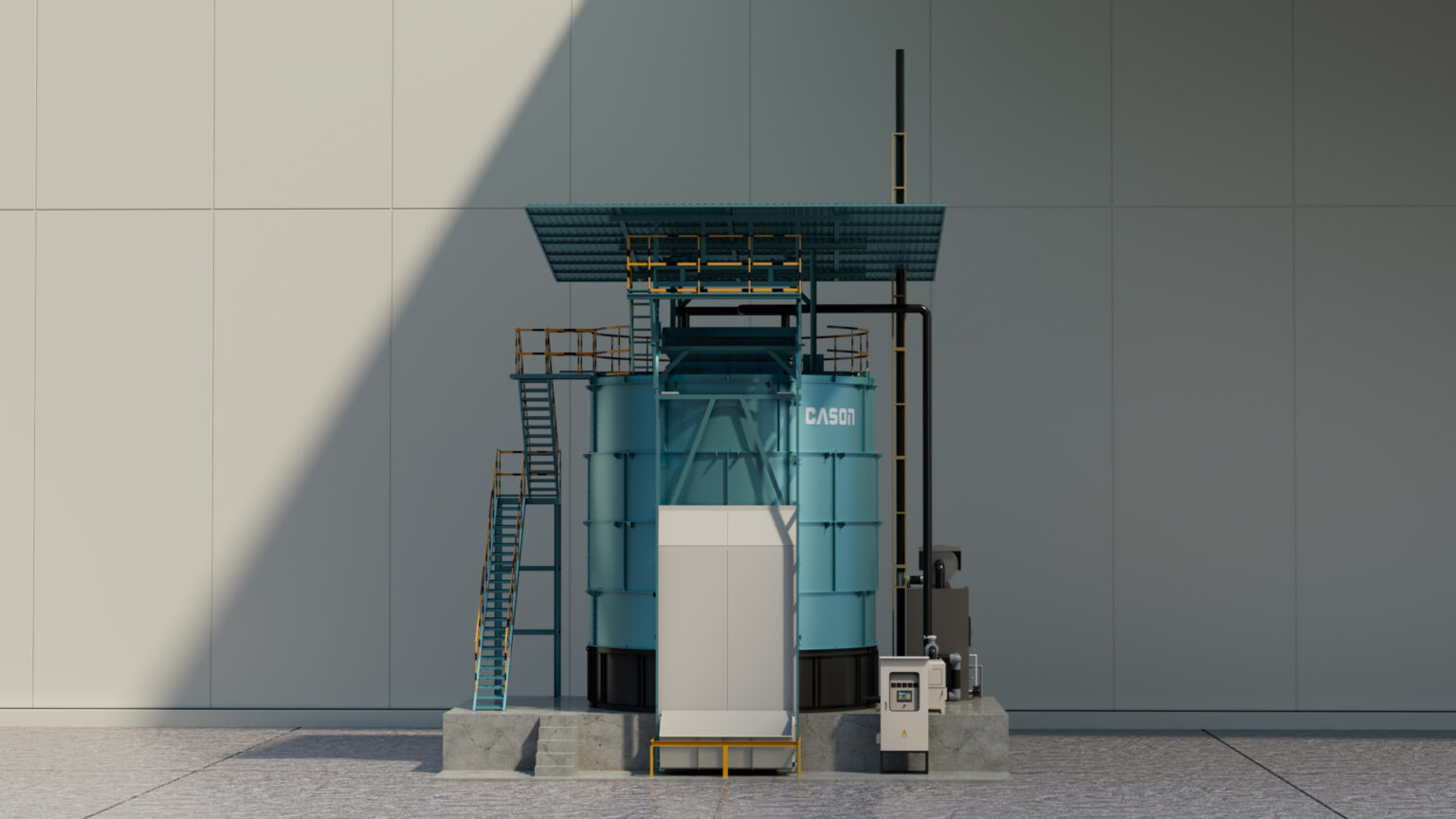 food waste fermentation tank