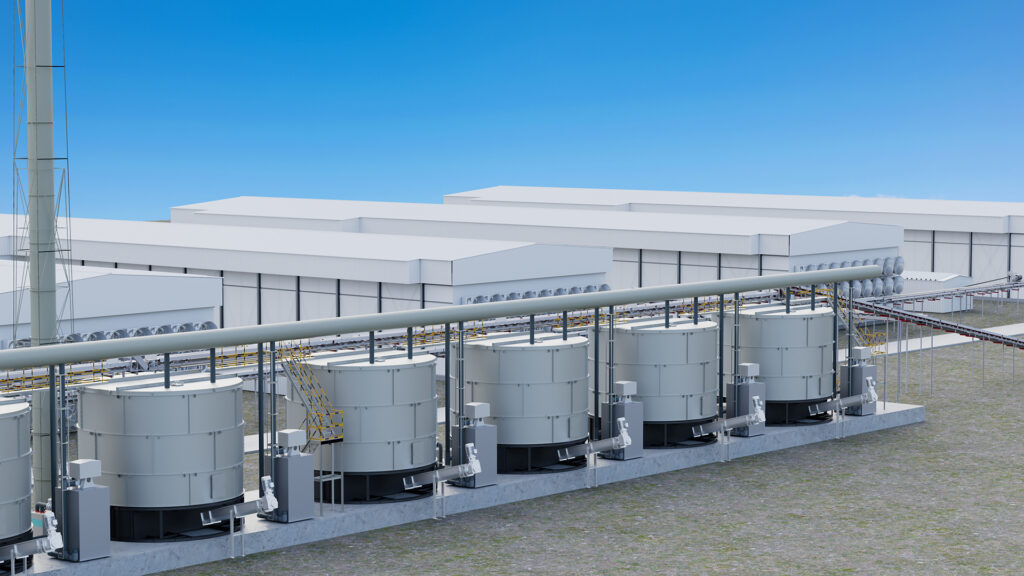 food waste fermentation tank