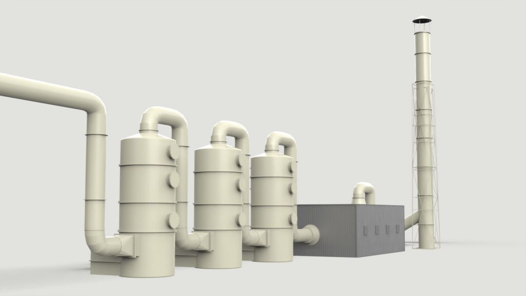 food waste fermentation tank